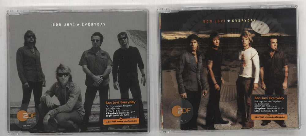 Bon Jovi Everyday German 2-CD single set (Double CD single) 063931/4-2