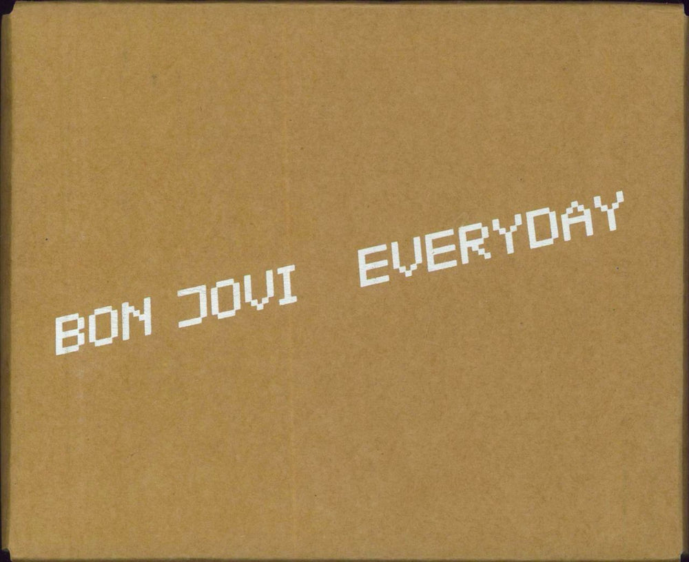 Bon Jovi Everyday UK Promo CD Album Box Set PROMO BOX