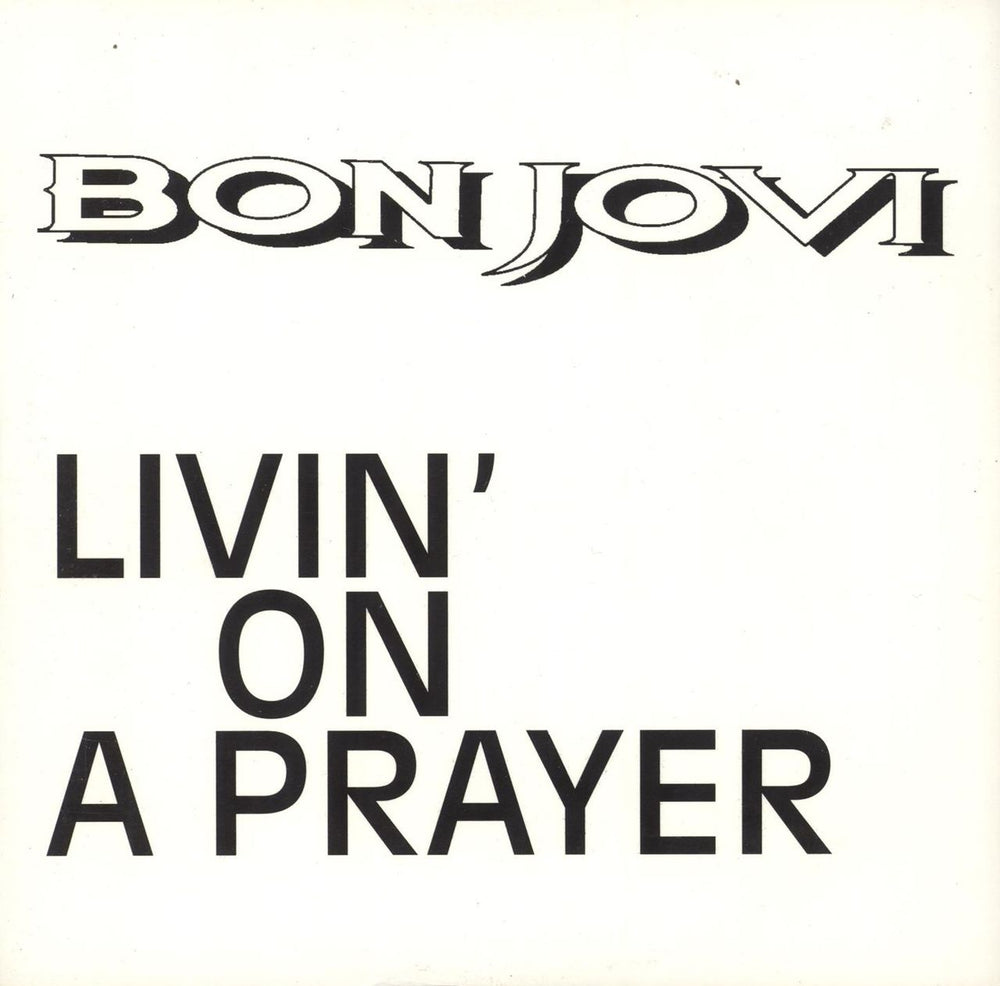 Bon Jovi Livin' On A Prayer French Promo CD single (CD5 / 5") 1891