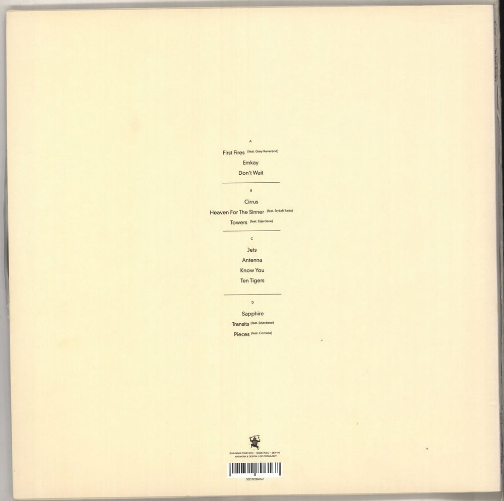 Bonobo The North Borders - 180gm UK 2-LP vinyl record set (Double LP Album) 5021392806167