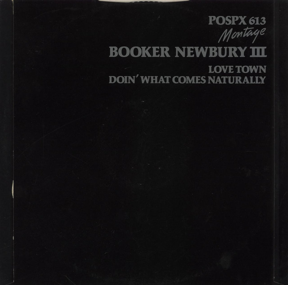 Booker Newberry III Love Town UK 12" vinyl single (12 inch record / Maxi-single)