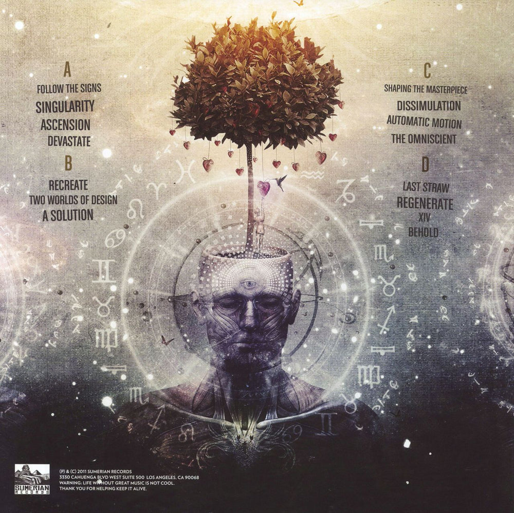 Born Of Osris The Discovery - Violet and Beer Split with Splatter Vinyl Australian 2-LP vinyl record set (Double LP Album)