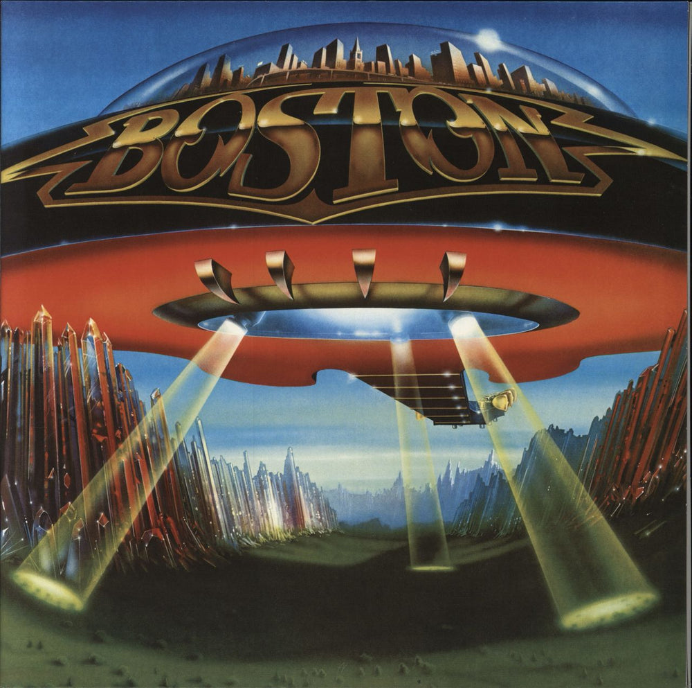 Boston Don't Look Back - 180g  Translucent Blue and Black Swirl US vinyl LP album (LP record) FRM-35050