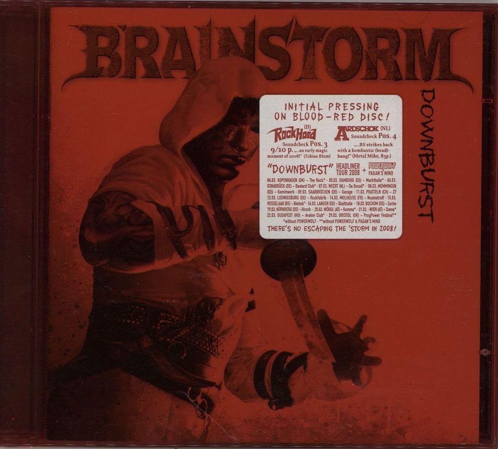 Brainstorm Downburst German CD album (CDLP) 3984-14659-2