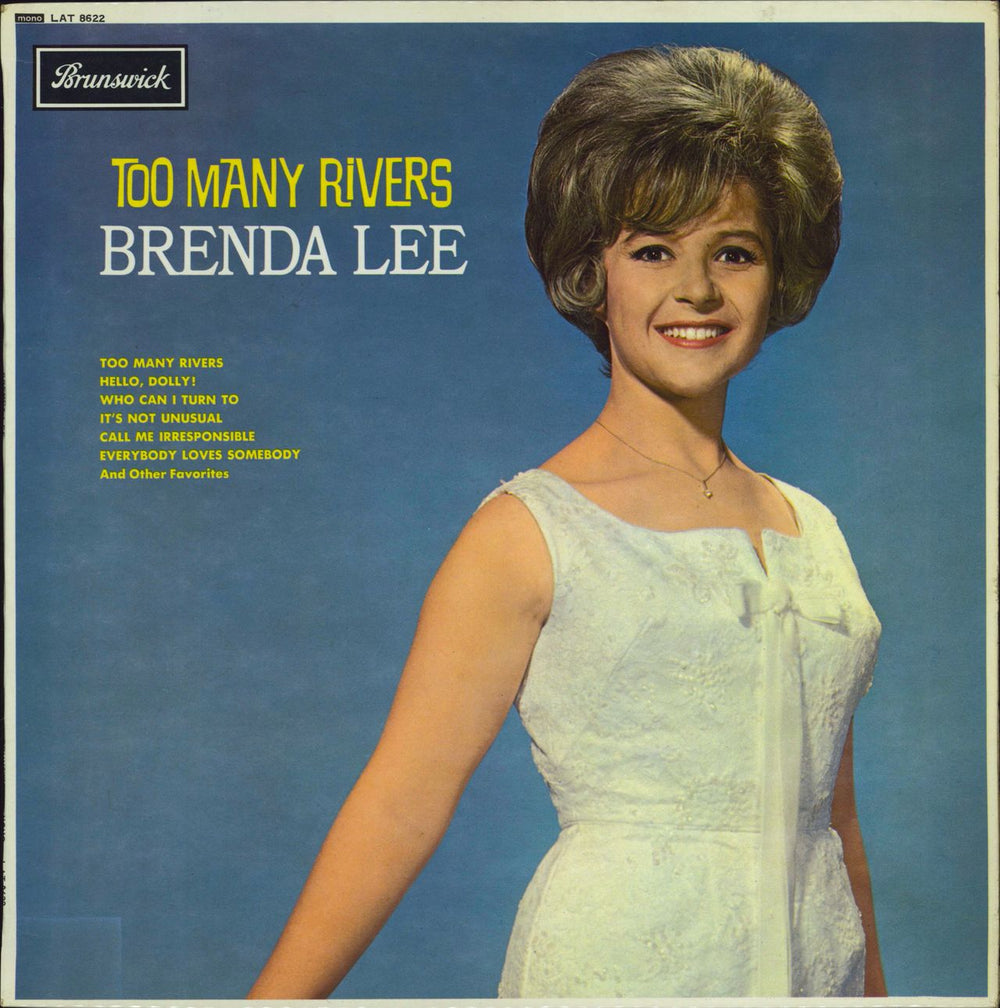 Brenda Lee Too Many Rivers UK vinyl LP album (LP record) LAT8622