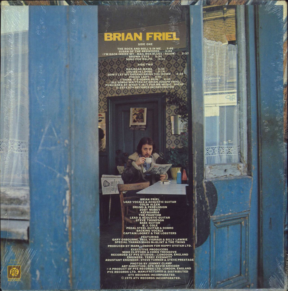 Brian Friel Brian Friel - Shrink US vinyl LP album (LP record)