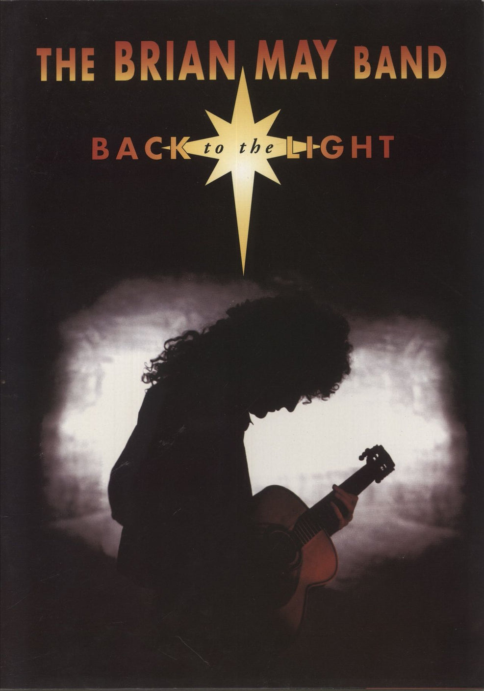 Brian May Back To The Light Tour '93 UK tour programme TOUR PROGRAMME