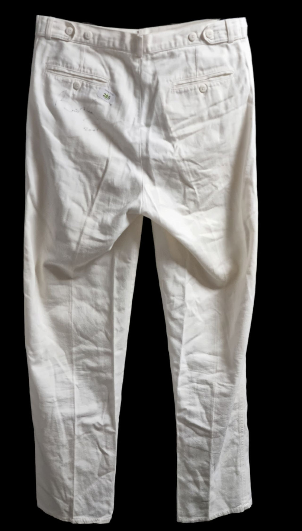 Brian May Cricket Trousers White - Autographed UK clothing