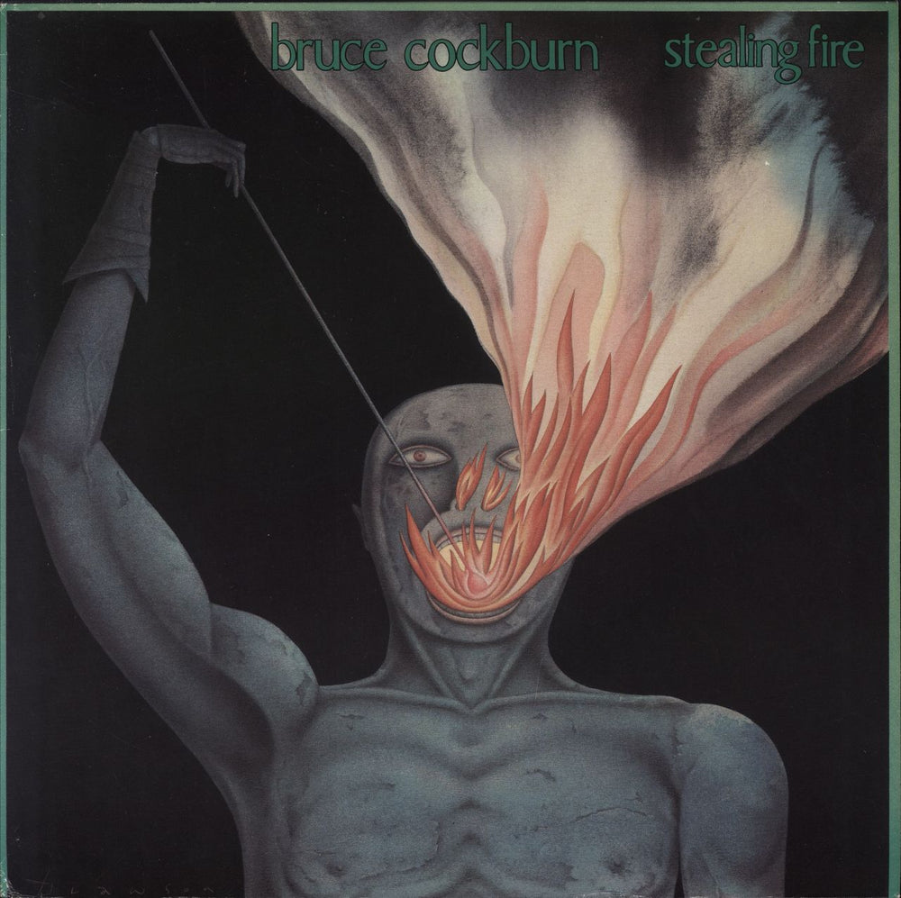 Bruce Cockburn Stealing Fire - 1st German vinyl LP album (LP record) 88371