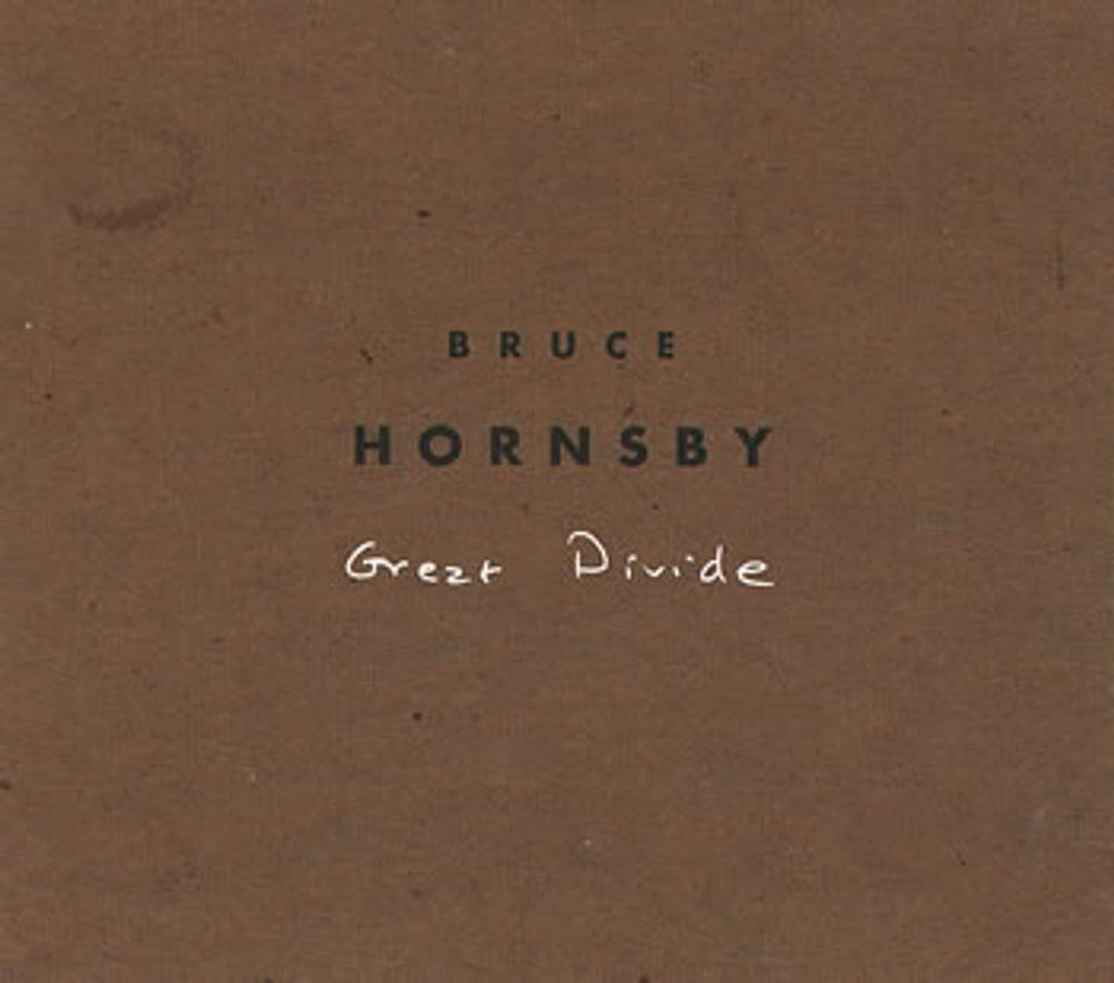 Bruce Hornsby Great Divide US Promo CD single (CD5 / 5") RDJ65588-2