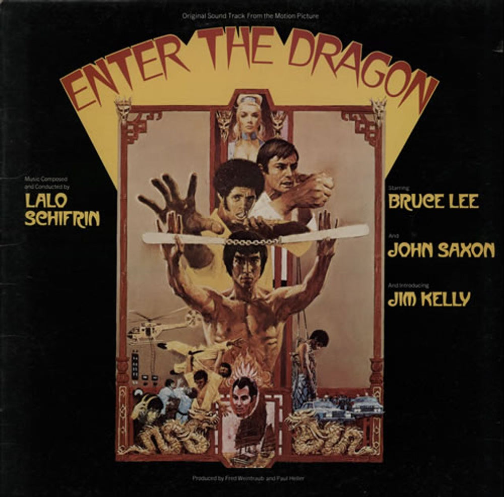 Bruce Lee Enter The Dragon UK vinyl LP album (LP record) K46275