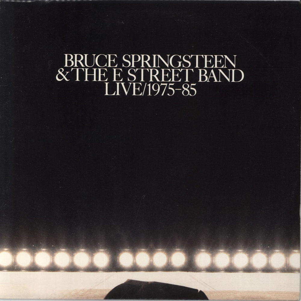 Bruce Springsteen Live 1975-85 US Promo vinyl LP album (LP record) CAS2543