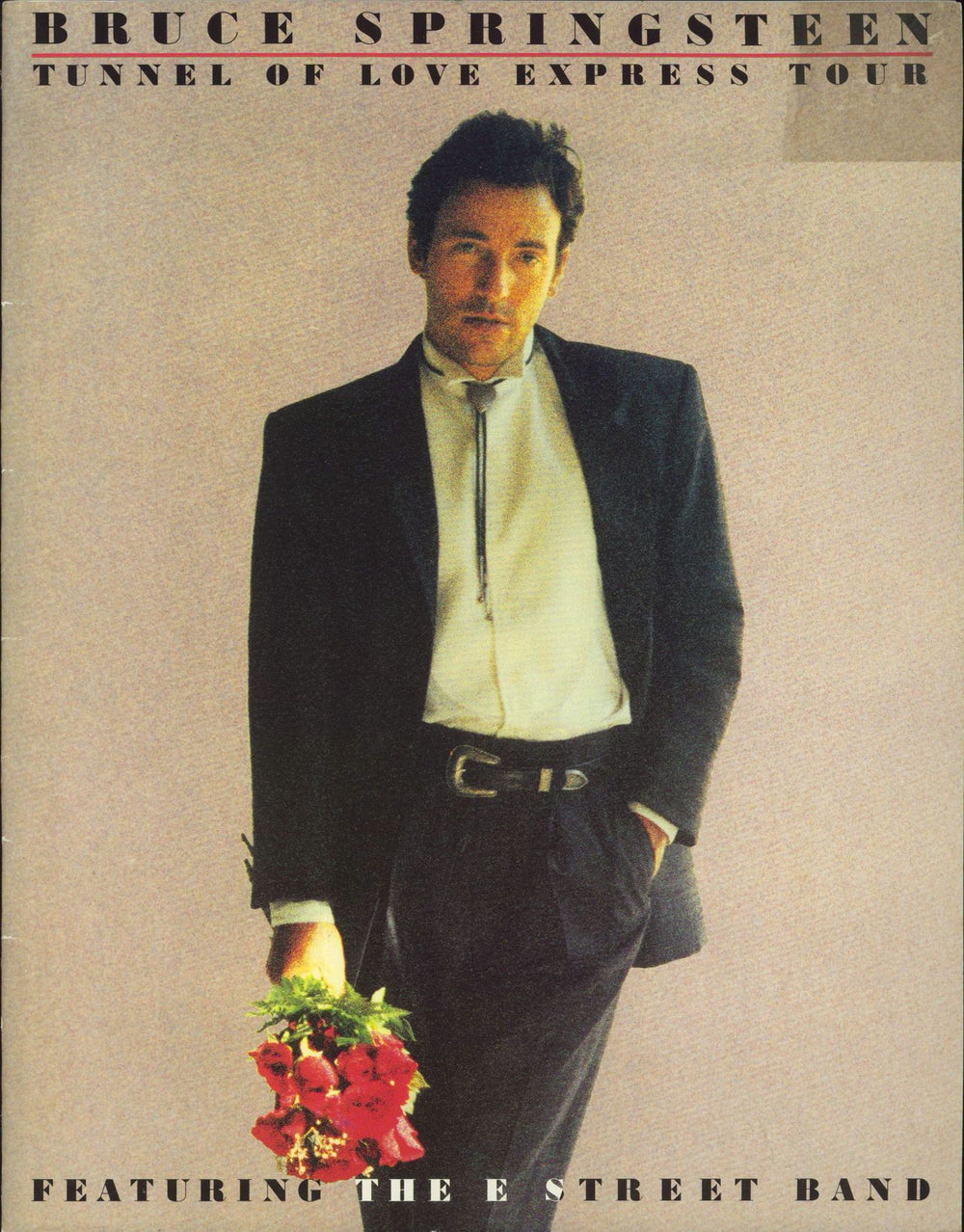 Bruce Springsteen Tunnel Of Love Express Tour + Ticket Stub UK tour programme PROGRAMME + TICKET