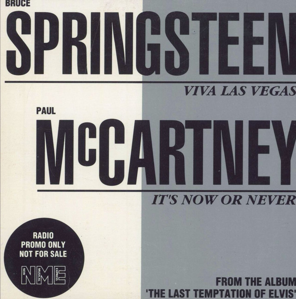 Bruce Springsteen Viva Las Vegas UK Promo CD single (CD5 / 5") NMECDPRO1990