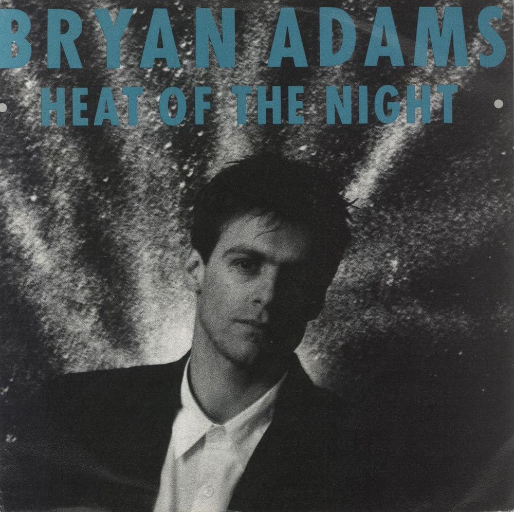 Bryan Adams Heat Of The Night Spanish 7" vinyl single (7 inch record / 45) 390180-7