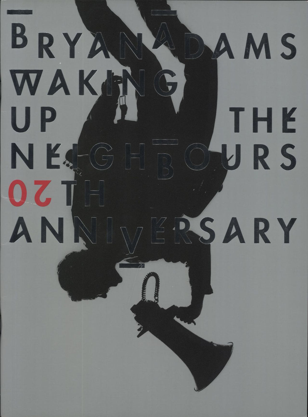 Bryan Adams Waking Up The Neighbours 20th Anniversary UK tour programme TOUR PROGRAMME