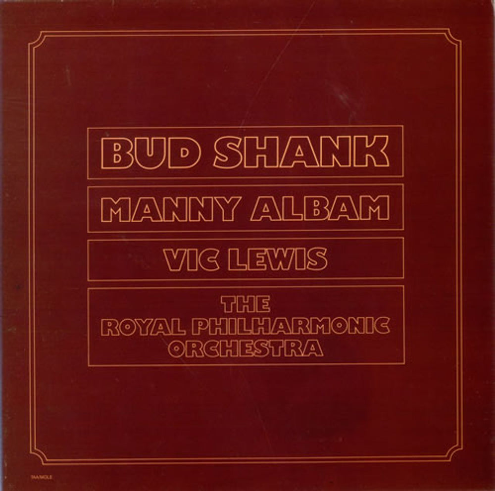 Bud Shank Plays UK vinyl LP album (LP record) MOLE12