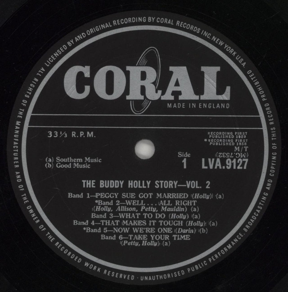 Buddy Holly The Buddy Holly Story Vol. II - EX UK vinyl LP album (LP record) BDHLPTH185267