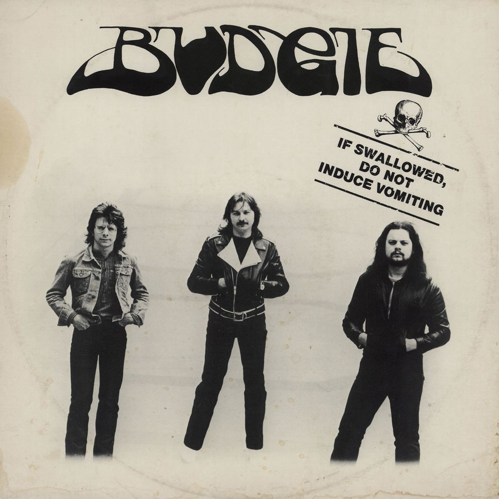 Budgie If Swallowed Do Not Induce Vomiting UK 12" vinyl single (12 inch record / Maxi-single) BUDGE1