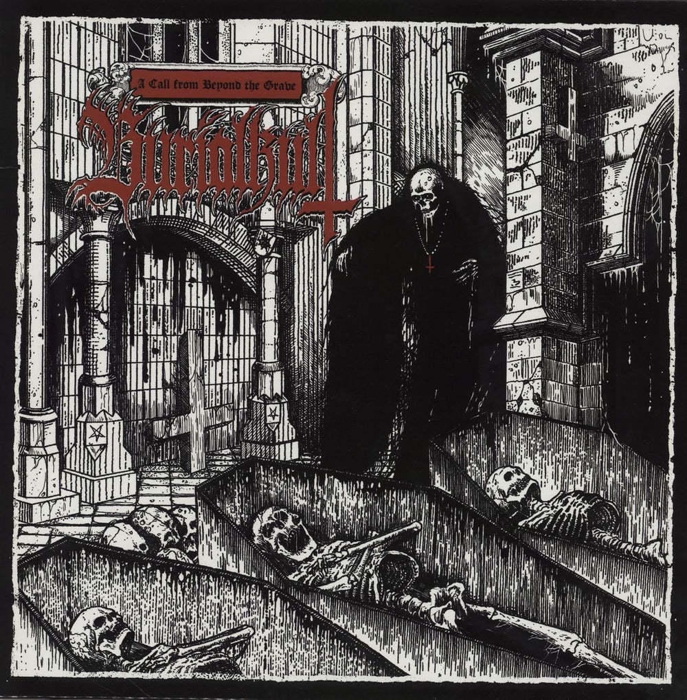 Burialkult A Call From Beyond The Grave Swedish vinyl LP album (LP record) YOTZ108
