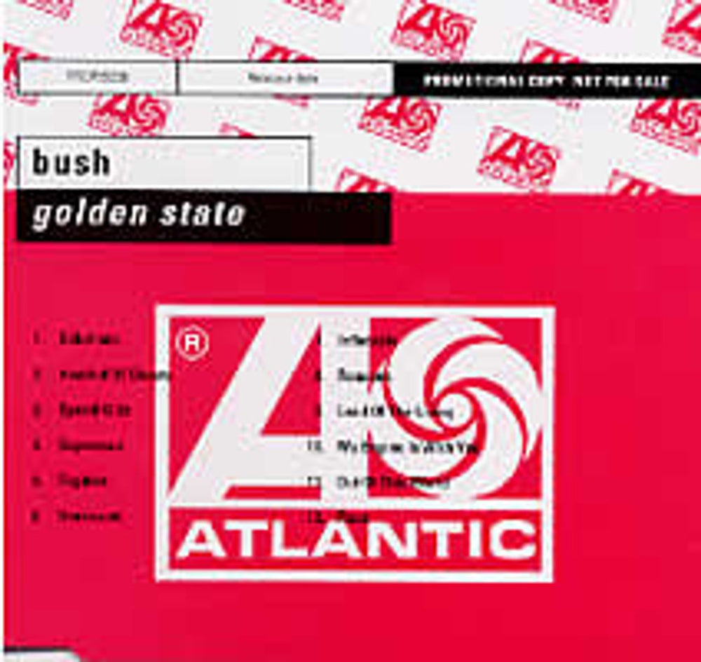 Bush Golden State - withdrawn German Promo CD album (CDLP) B-UCDGO197840