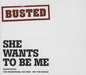 Busted She Wants To Be Me UK Promo CD single (CD5 / 5") MCSTDJ40397