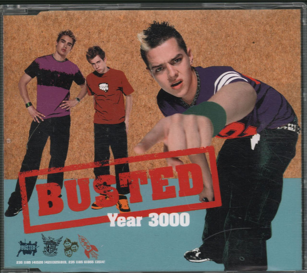 Busted Year 3000 UK Promo CD single (CD5 / 5") MCSXDJ40306