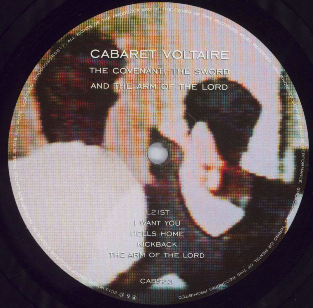 Cabaret Voltaire The Covenant, The Sword And The Arm Of The Lord UK vinyl LP album (LP record) VOLLPTH830511