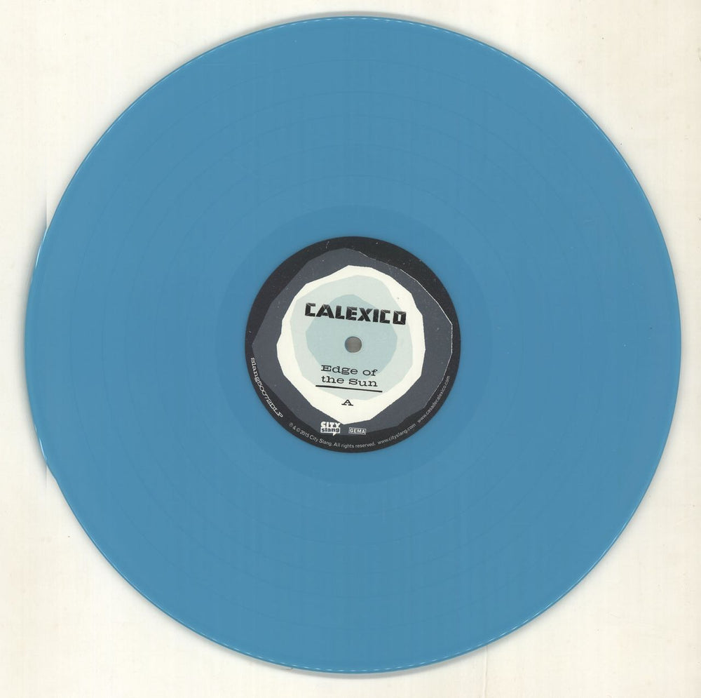 Calexico Edge Of The Sun - 180gram Blue & Green Vinyl UK 2-LP vinyl record set (Double LP Album) CEX2LED704437