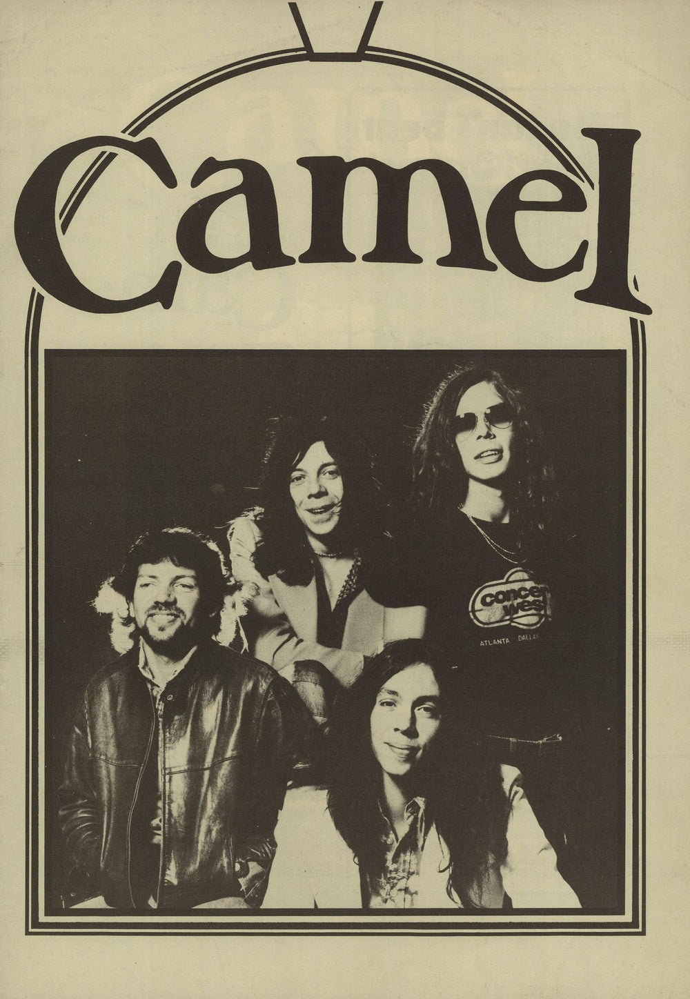 Camel Moonmadness Tour UK tour programme TOUR PROGRAMME