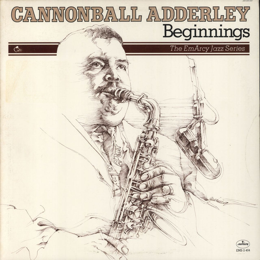 Cannonball Adderley Beginnings US 2-LP vinyl record set (Double LP Album) EMS-2-404