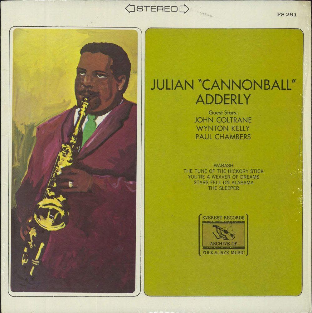 Cannonball Adderley Julian "Cannonball" Adderly - Shrink US vinyl LP album (LP record) FS-261