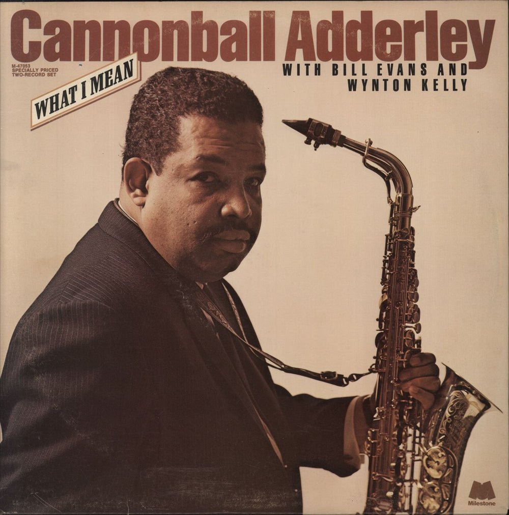 Cannonball Adderley What I Mean US 2-LP vinyl record set (Double LP Album) M-47053