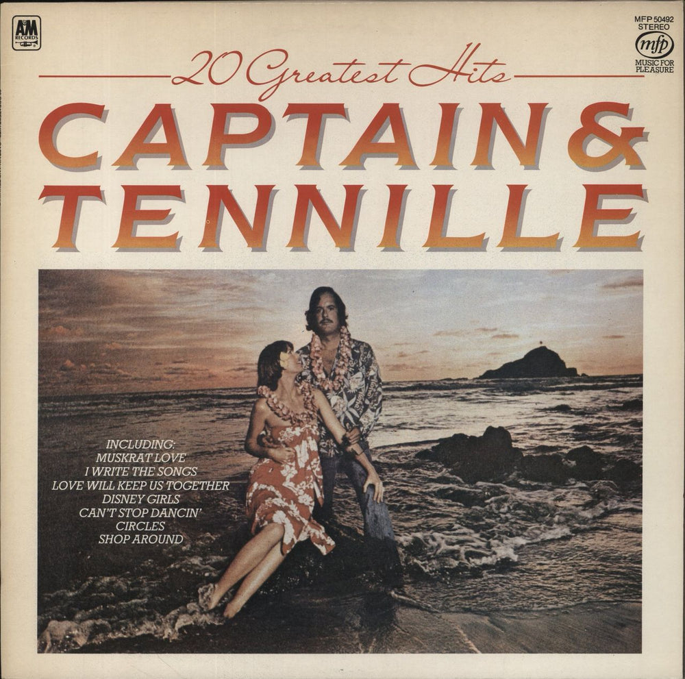 Captain & Tennille 20 Greatest Hits UK vinyl LP album (LP record) MFP50492