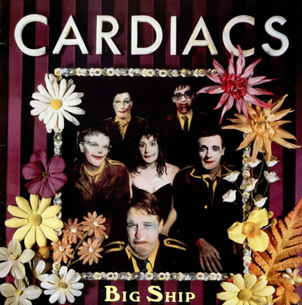 Cardiacs Big Ship EP + lyric insert UK 12" vinyl single (12 inch record / Maxi-single) ALPH004