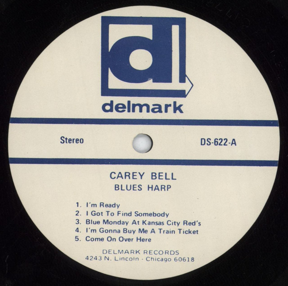 Carey Bell Carey Bell's Blues Harp US vinyl LP album (LP record) FY3LPCA611096