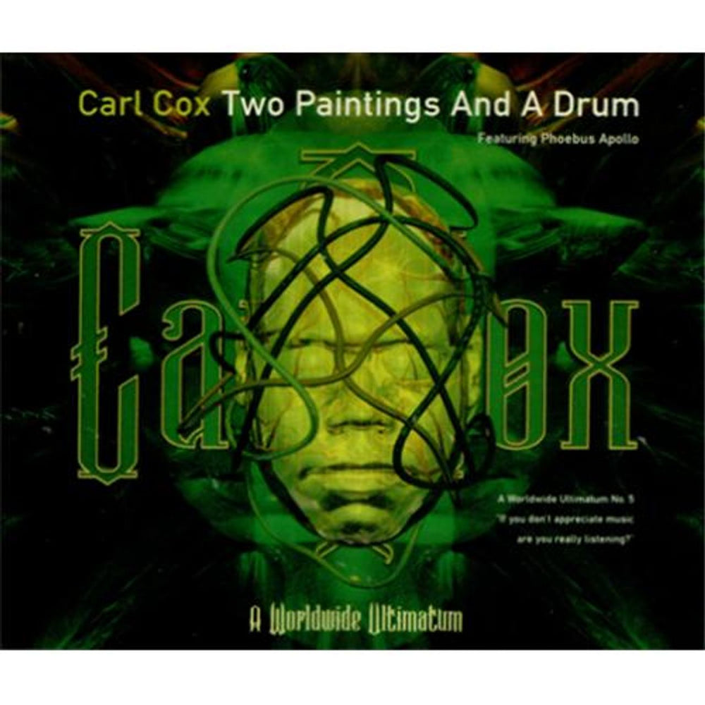 Carl Cox Two Paintings And A Drum German CD single (CD5 / 5") EDEL0090715COX