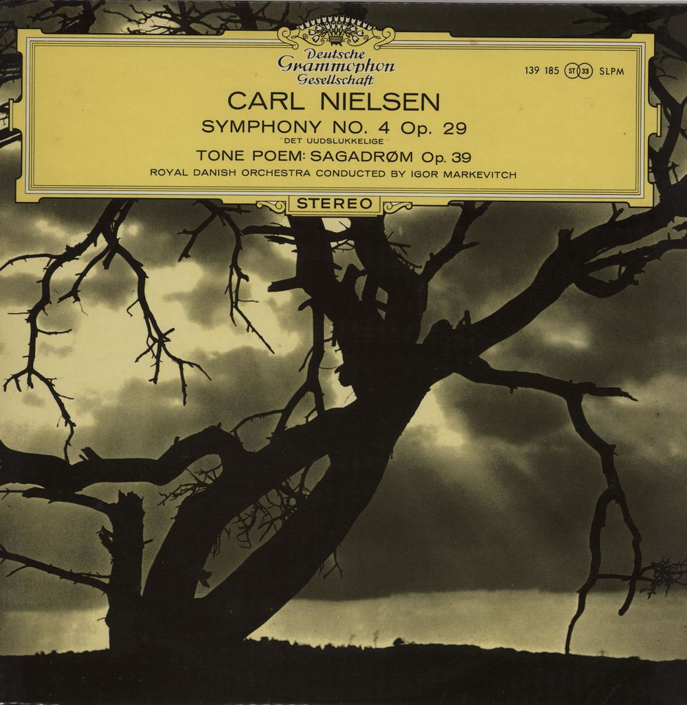 Carl Nielsen Symphony No. 4, Op.29 "Det Uudslukkelige" / Tone Poem: Sagadrøm, Op.39 UK vinyl LP album (LP record) 139185