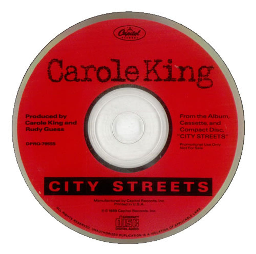 Carole King City Streets US Promo CD single (CD5 / 5") DPRO-79555