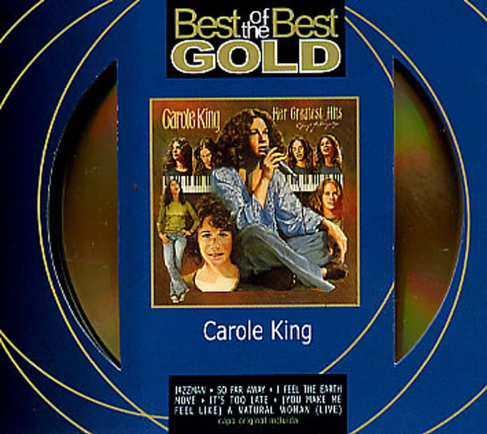 Carole King Her Greatest Hits (Songs Of Long Ago) Brazilian CD album (CDLP) 2-065846