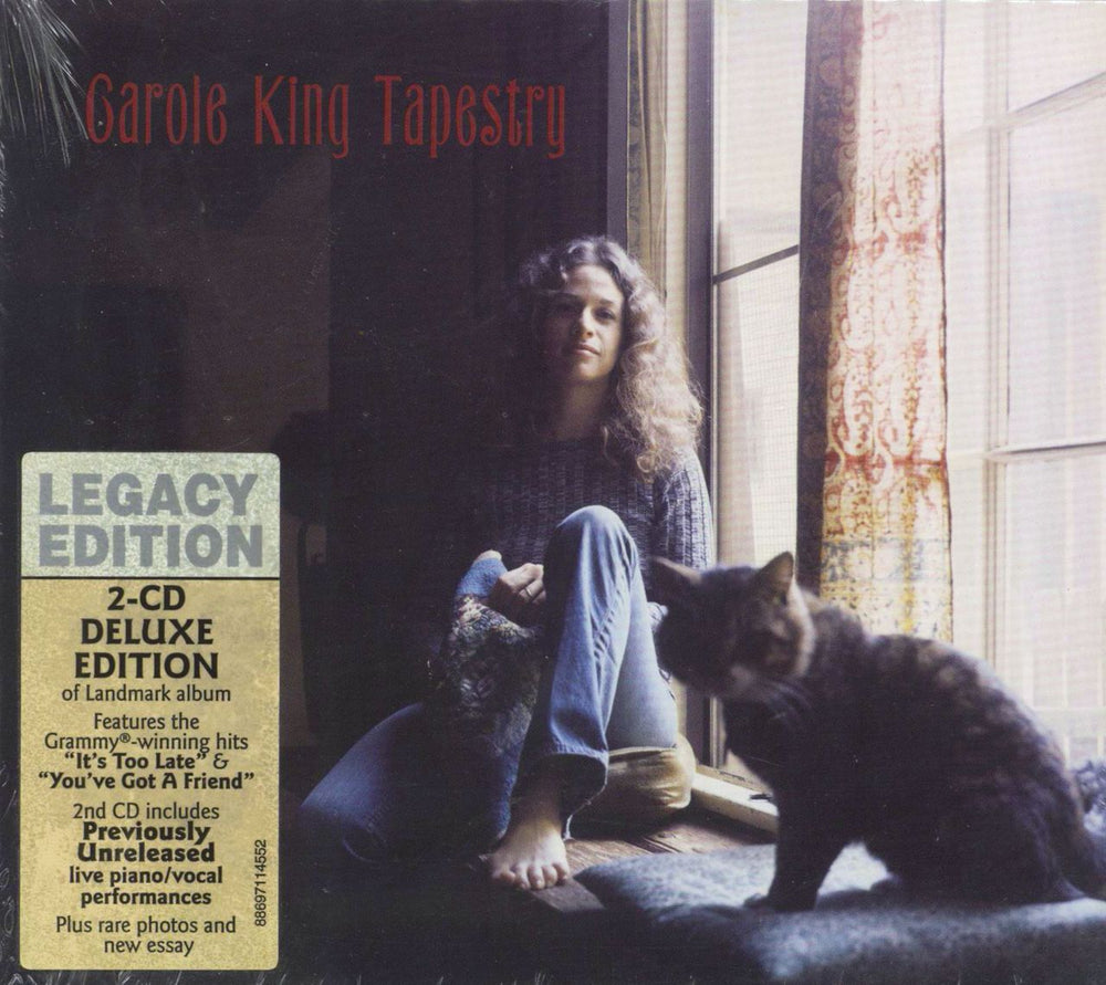 Carole King Tapestry: Legacy Edition - Sealed UK 2 CD album set (Double CD) 88697114552