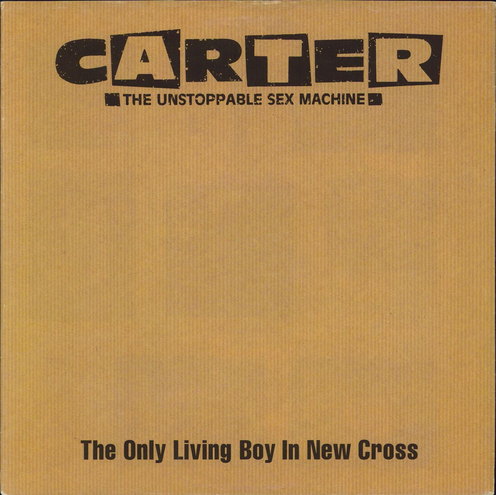 Carter USM The Only Living Boy In New Cross UK 12" vinyl single (12 inch record / Maxi-single) USMX4