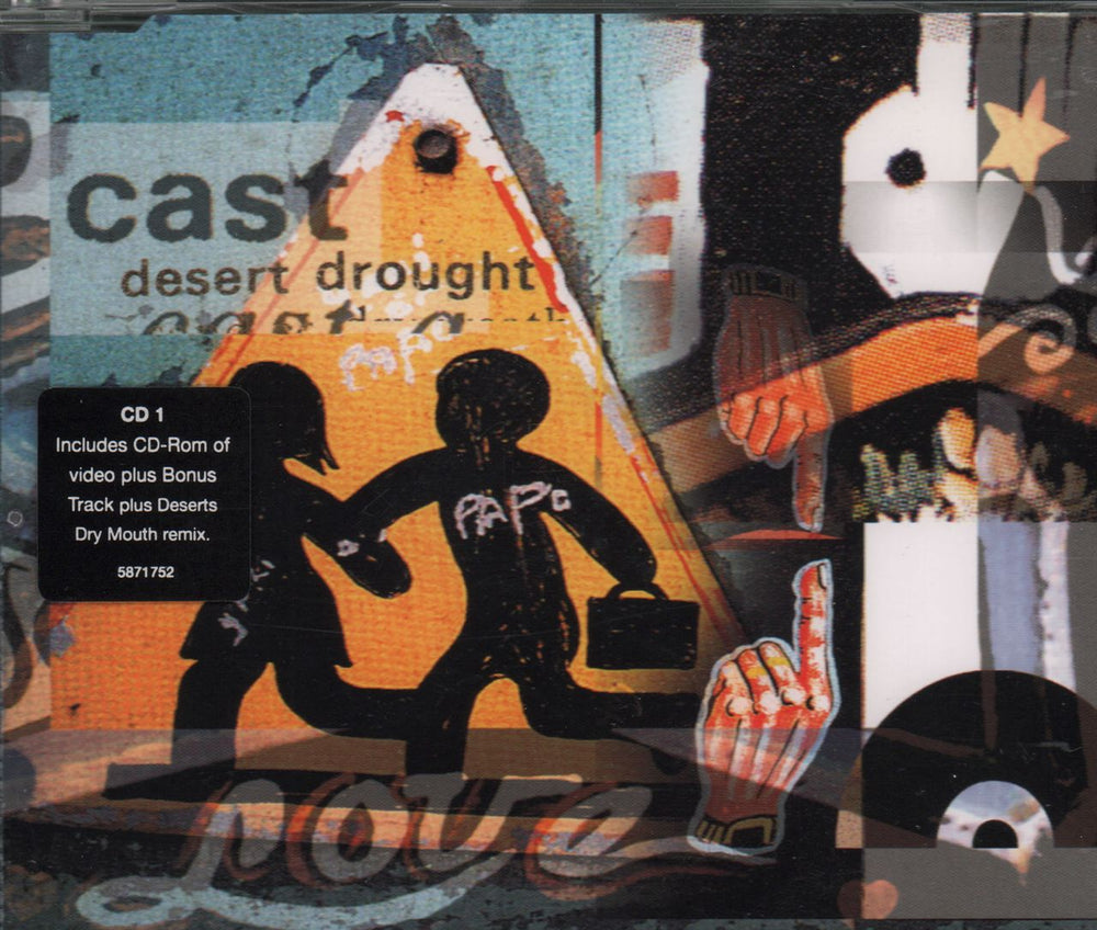 Cast Desert Drought UK Promo CD single (CD5 / 5") 5871752