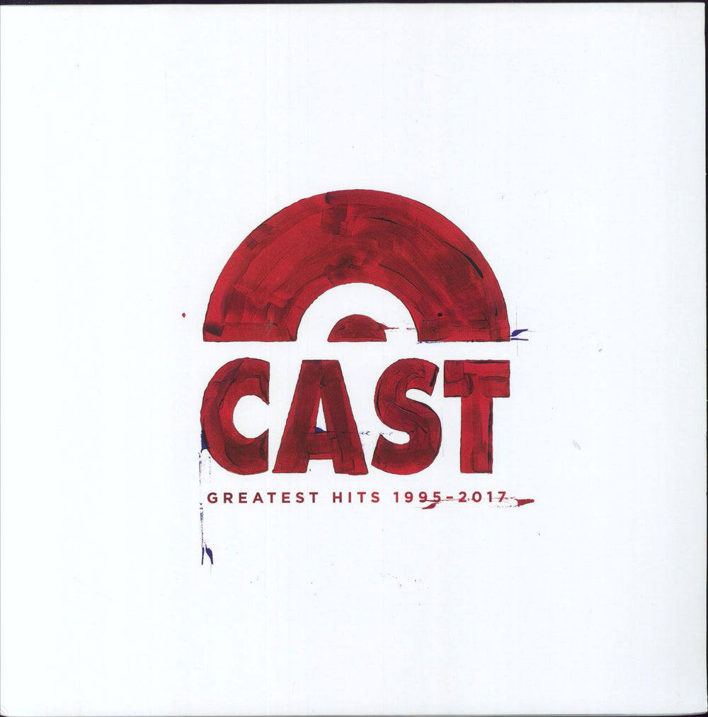 Cast Greatest Hits 1995 - 2017 - Clear Vinyl UK vinyl LP album (LP record) DEMREC311