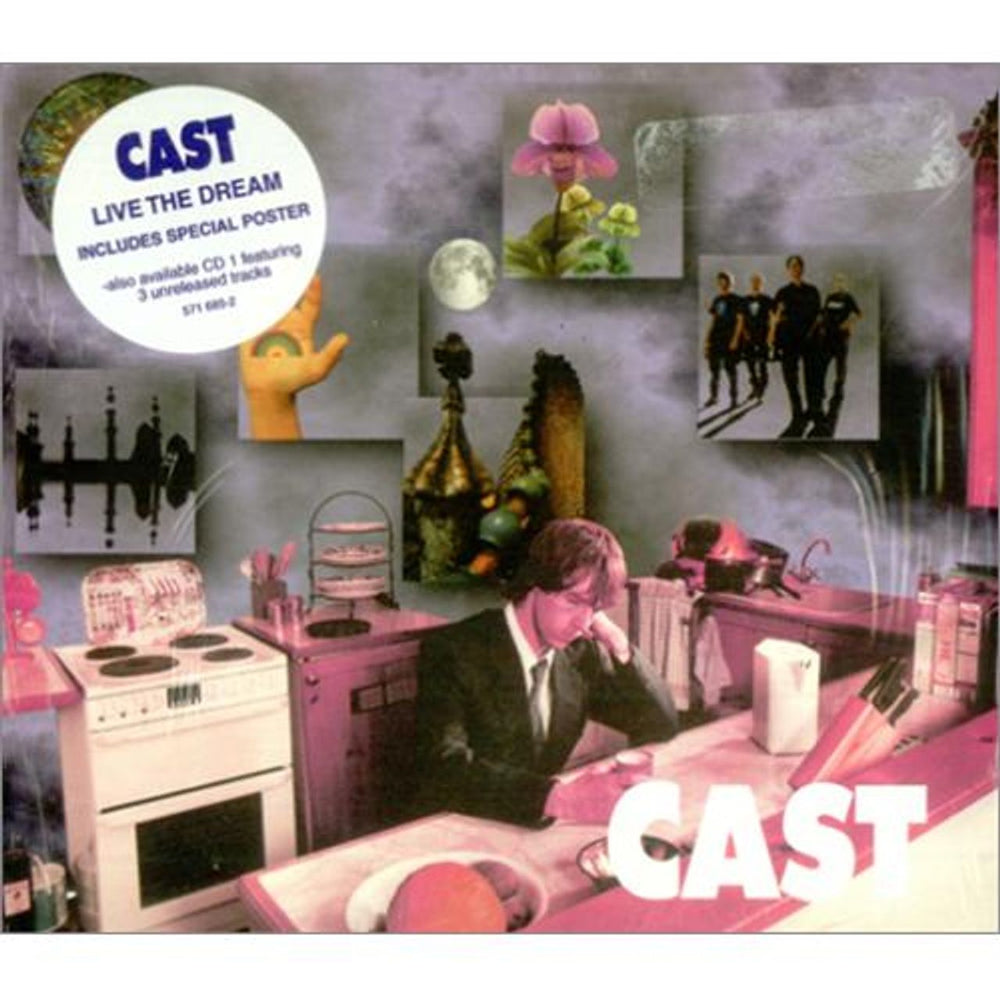 Cast Live The Dream + Poster UK 2-CD single set (Double CD single) C-A2SLI152543