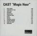 Cast Magic Hour UK Promo CD-R acetate CDR