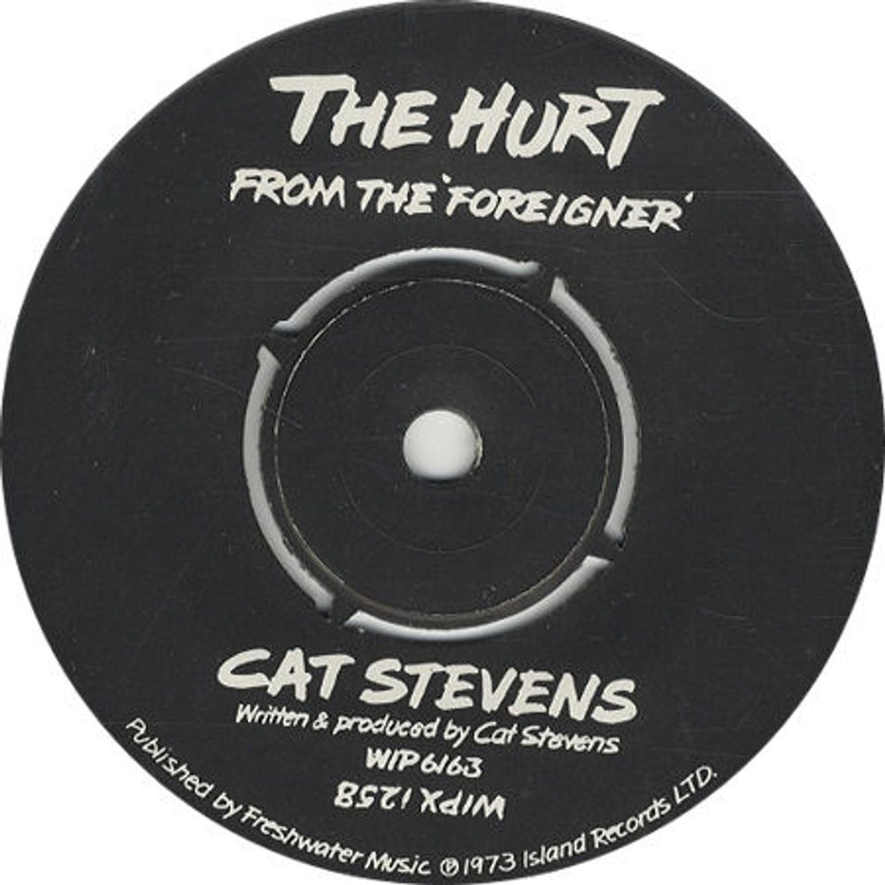 Cat Stevens The Hurt UK 7" vinyl single (7 inch record / 45) WIP6163