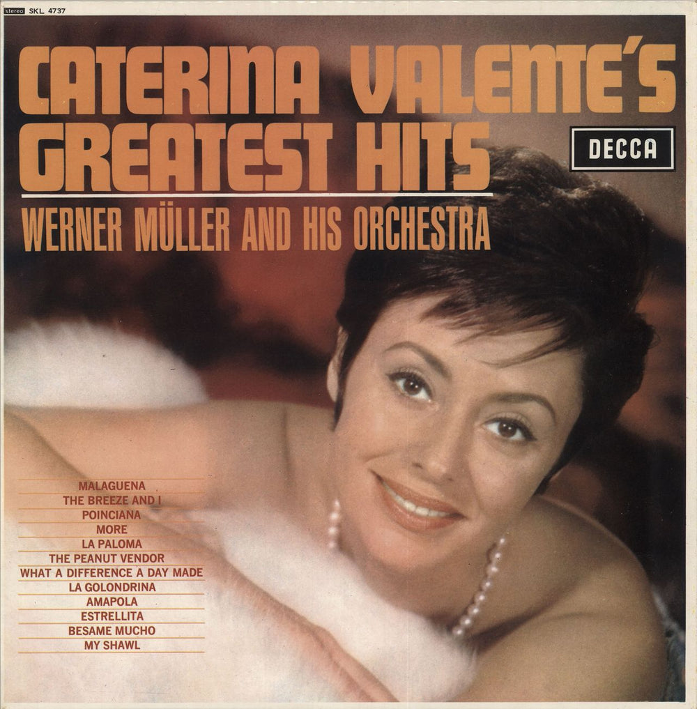 Caterina Valente Caterina Valente's Greatest Hits - boxed Decca label UK vinyl LP album (LP record) SKL4737