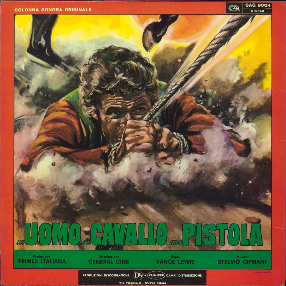 Charles Dumont The Belle Starr Story / Un Uomo, Un Cavallo, Una Pistola (Original Soundtracks) Italian vinyl LP album (LP record)