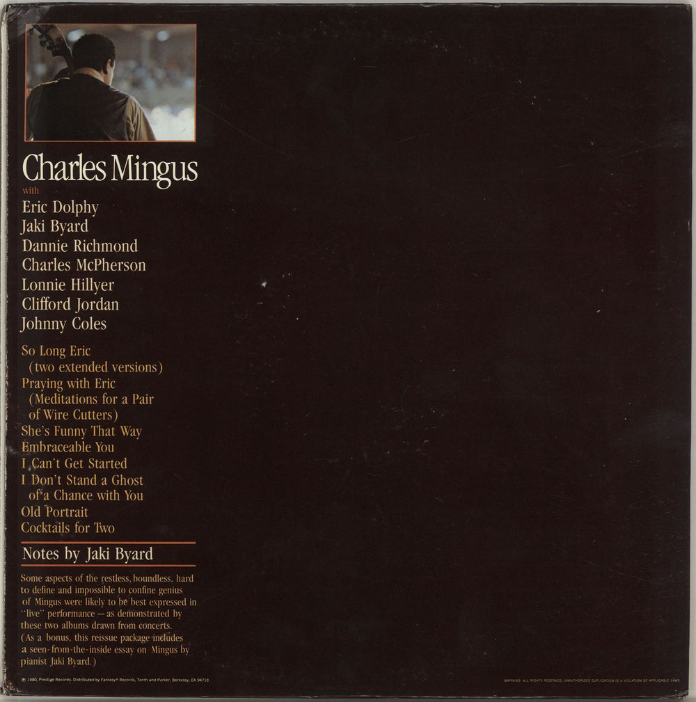 Charles Mingus Portrait US 2-LP vinyl record set (Double LP Album)